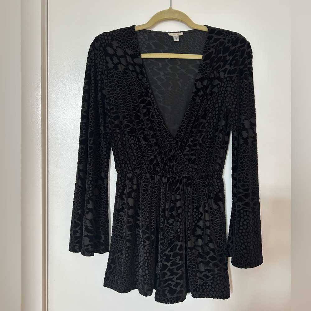 Ecoté Velour Romper - Size Small